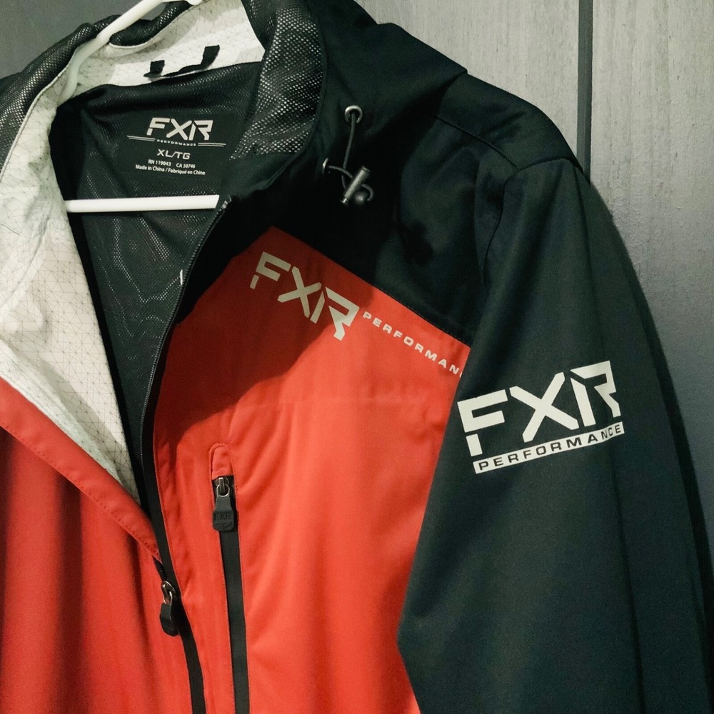 Mens FXR Force Dual‎ Laminate Waterproof Adjustable Softshell Rust/Blk Jacket XL - Picture 9 of 9